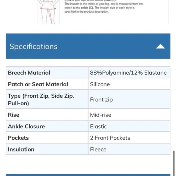 Horze Ladies’ Grand Prix Full-Seat Breech in Thermo Soft Shell - Picture 16 of 16